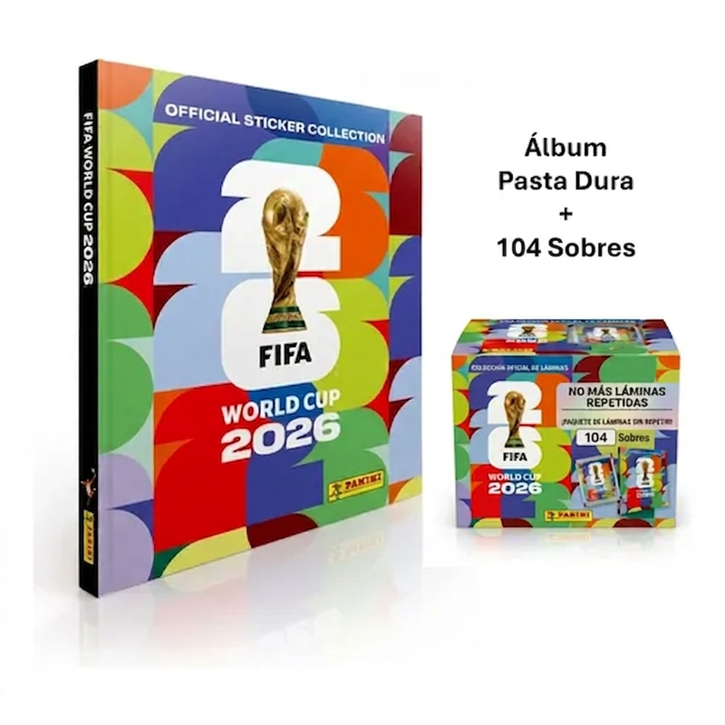 Album Pasta Dura + Caja de Laminas Mundial 2026