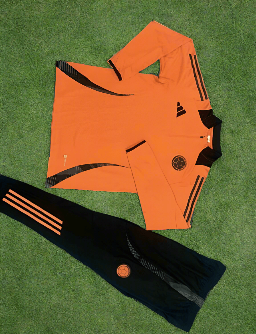 Sudadera Hombre Adidas entrenamiento Tiro 24 - Naranja-Negro - Velocity Savage