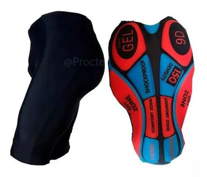 Badana Corta Lycra Ciclismo Protección Gel Uniforme Bici Mtb - Velocity Savage