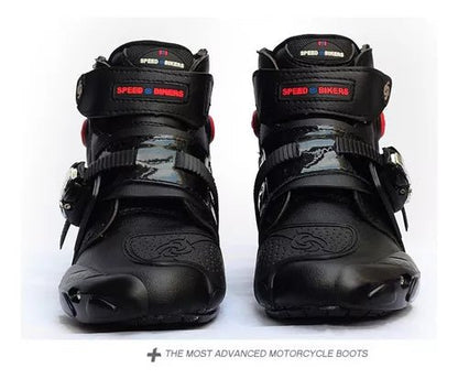 Botas Botines Moto Protección Speed Con Deslizadores - Velocity Savage