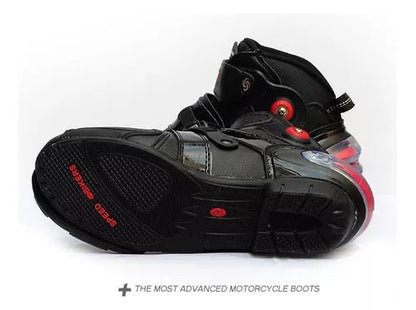 Botas Botines Moto Protección Speed Con Deslizadores - Velocity Savage