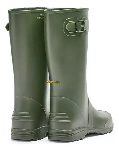 Botas Dama Para La Lluvia Hebilla Caucho Impermeables - Velocity Savage