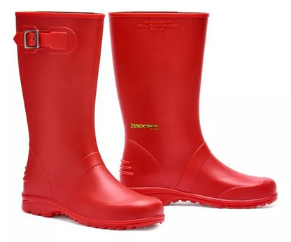 Botas Dama Para La Lluvia Hebilla Caucho Impermeables - Velocity Savage