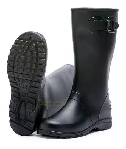 Botas Dama Para La Lluvia Hebilla Caucho Impermeables - Velocity Savage