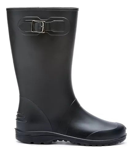 Botas Dama Para La Lluvia Hebilla Caucho Impermeables - Velocity Savage