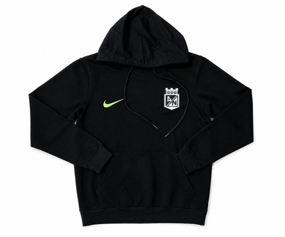 Buzo Atlético Nacional Nike Negro con detalles verde neón

