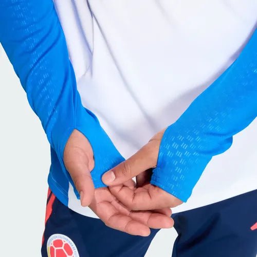 Buzo Hoodie Con Capota Selección Colombia Blanco Versión Jugador y Fan - Calidad 1:1 | Velocity Savage