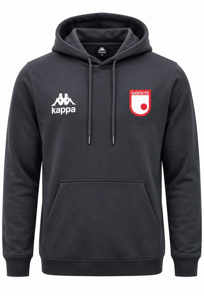 Buzo Hoodie Santa Fe, foto de estudio en fondo blanco