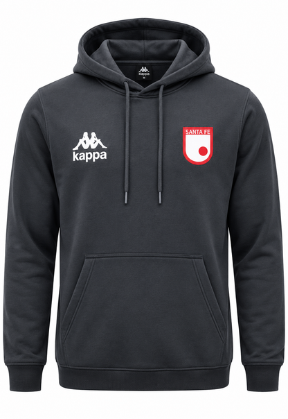 Buzo Hoodie Santa Fe, foto de estudio en fondo blanco
