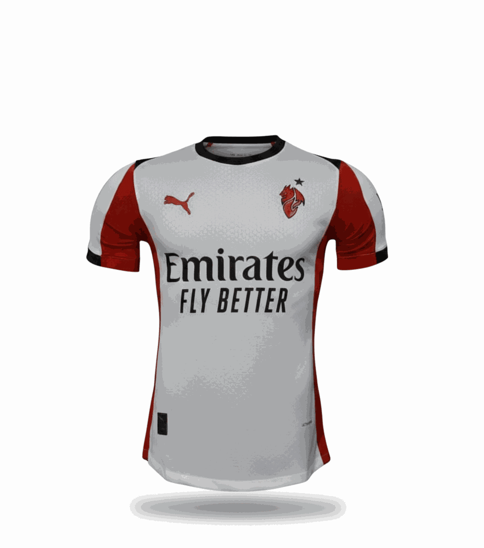 Camiseta AC Milan Visitante 2025 - 2026 Blanca | Velocity Savage