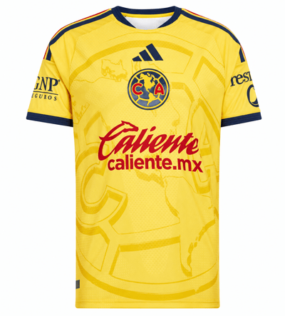 camiseta América de México 2026 con escudo y logos termosellados