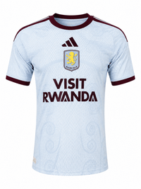 Camisa Aston Villa 26-27 terceira com escudo e logos termocolados