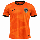 Camiseta tercera del Atlético Mineiro 2026 naranja con textura y cuello negro