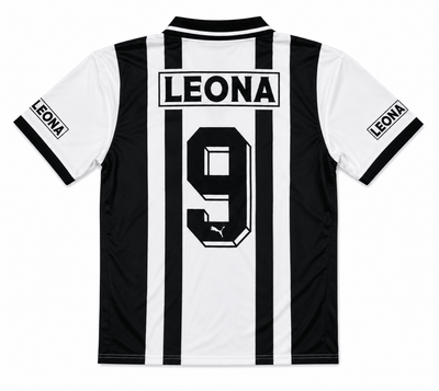 Camiseta Atlético Nacional Retro Puma blanca y negra