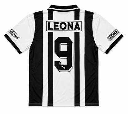 Camiseta Atlético Nacional Retro Puma blanca y negra