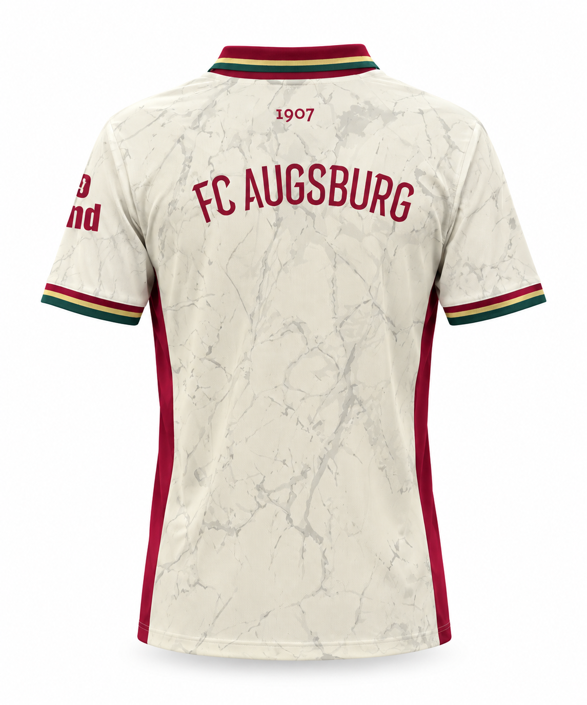 Camiseta Augsburg Local 2026-2027 de espalda, con FC Augsburg y 1907