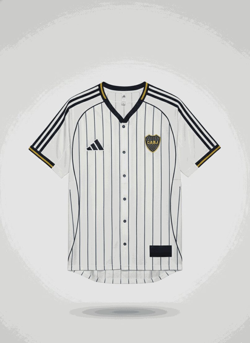 Camiseta Beisbolera Boca Juniors Retro Streetwear | Velocity Savage