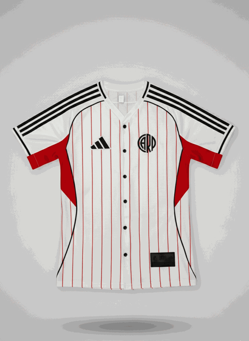 Camiseta Beisbolera River Plate Retro Streetwear | Velocity Savage