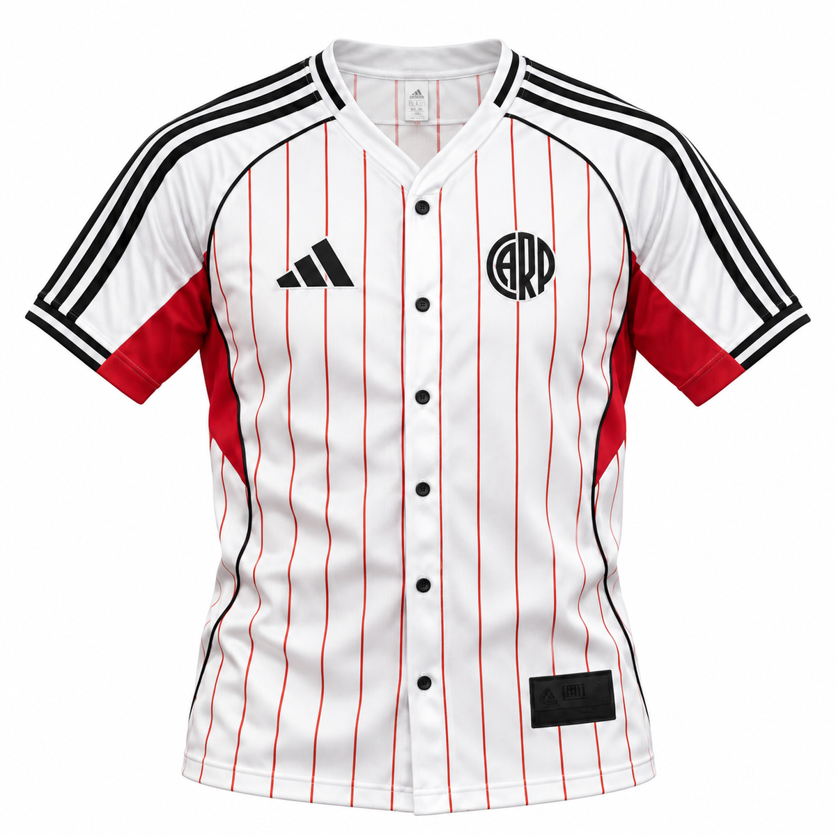 Camiseta Beisbolera River Plate Retro Streetwear | Velocity Savage