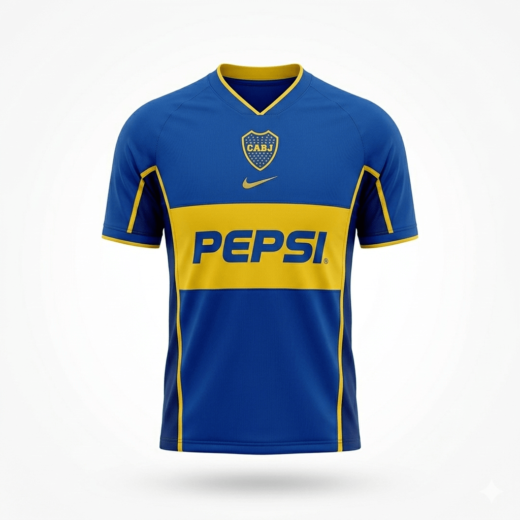 Camiseta Boca Juniors 2002/2003 Local Retro Calidad 1:1 - tag5 | Velocity Savage Colombia