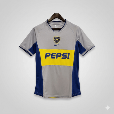Camiseta Boca Juniors 2002/2003 Visitante Blanca Calidad 1:1 - tag5 | Velocity Savage Colombia