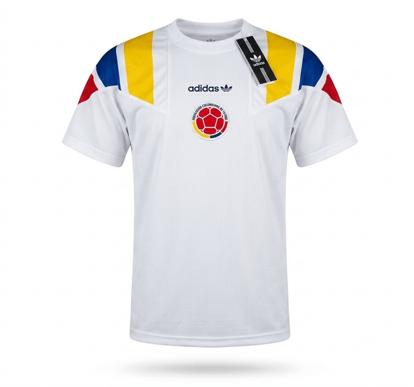 Camiseta Colombia EQT Blanca 2026 - Velocity Savage