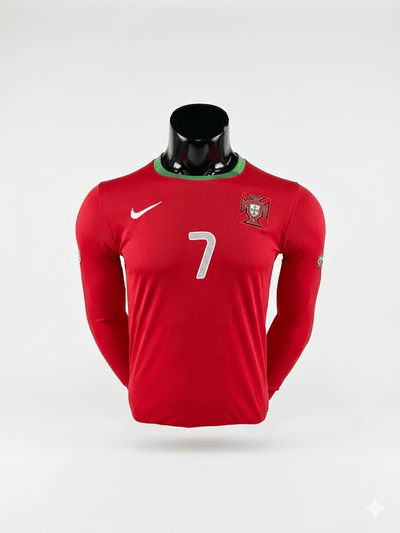 Camiseta CR7 Portugal 2012 Manga Larga Nike Versión Jugador y Fan - Calidad 1:1 | Velocity Savage