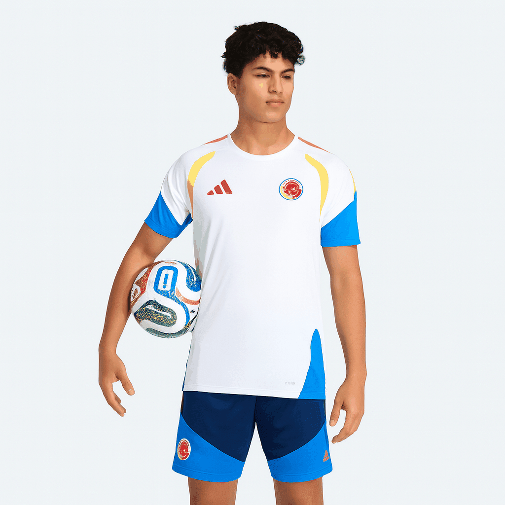 Camiseta Entrenamiento 2026 Blanca Selección Colombia | Velocity Savage