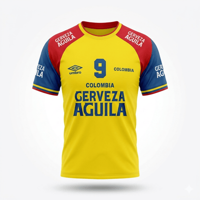 Camiseta Entrenamiento Retro Selección Colombia 2000 Versión Jugador y Fan - Calidad 1:1 | Velocity Savage