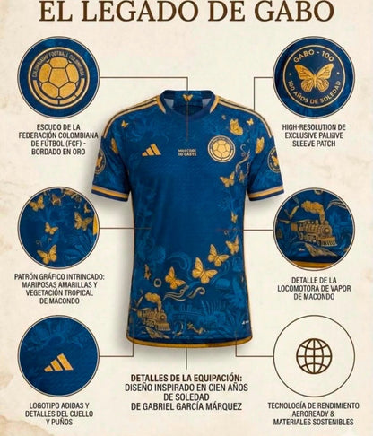 Camiseta especial Macondo Selección Colombia 2026 Calidad 1:1 Velocity Savage