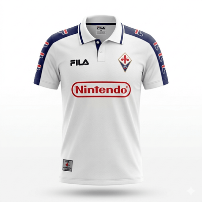 Camiseta Fiorentina 1998/1999 Visitante Retro Calidad 1:1 - tag5 | Velocity Savage Colombia