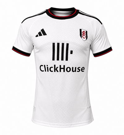 Camiseta Fulham 26-27 local con escudo y logos termosellados
