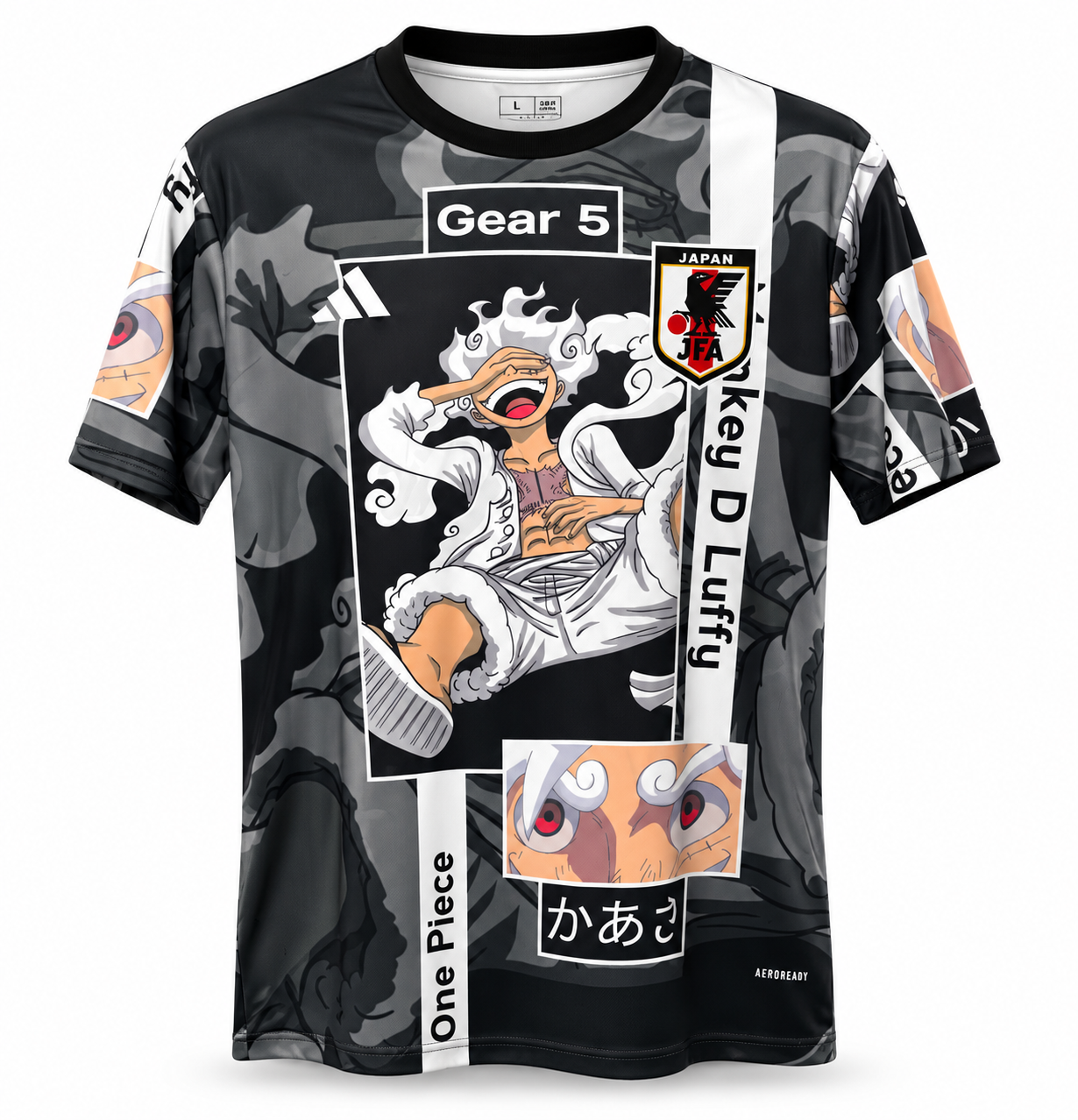 Japan Anime Gear 5 Grey Jersey, 1:1 Quality | Velocity