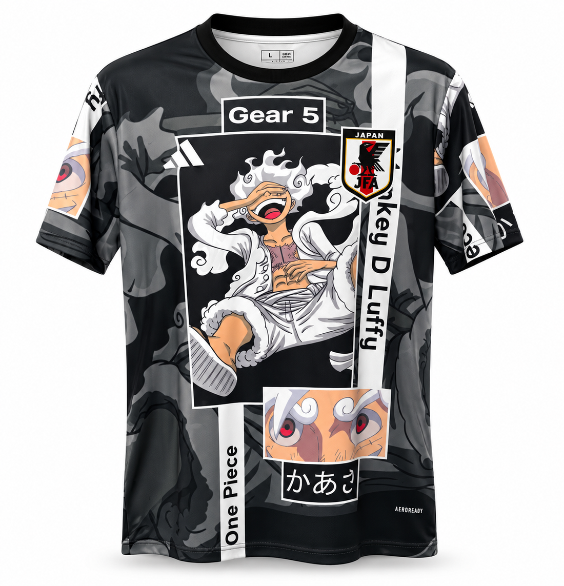 Japan Anime Gear 5 Grey Jersey, 1:1 Quality | Velocity