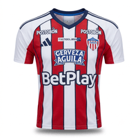 Camiseta Junior de Barranquilla Luis Muriel con escudo termosellado