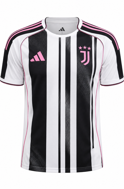 Camiseta Juventus 2025/2026, foto de estudio en fondo blanco