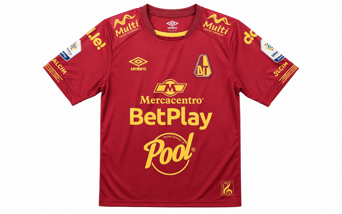 Camiseta Local Deportes Tolima 2026 Umbro Vinotinto
