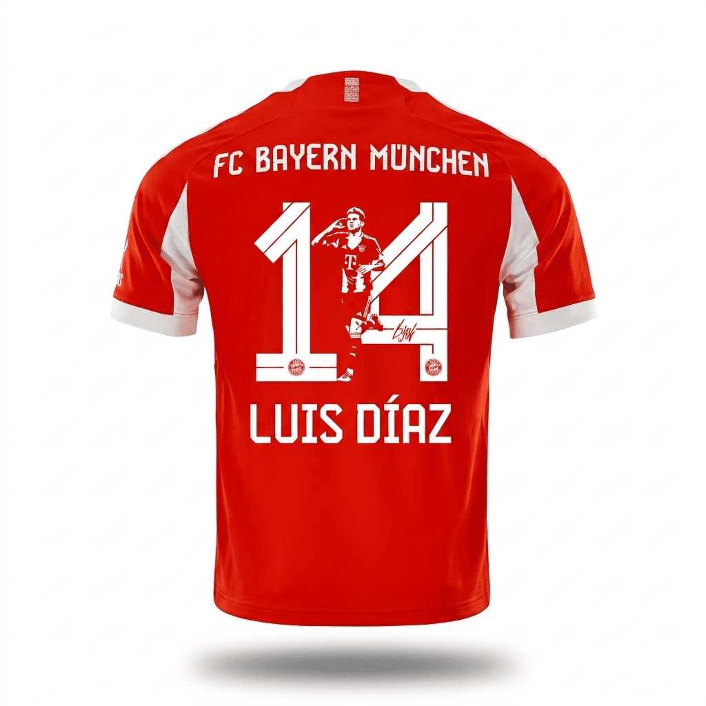Camiseta Luis Diaz Bayer Munich Versión Jugador y Fan - Calidad 1:1 | Velocity Savage