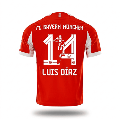 Camiseta Luis Diaz Bayer Munich Versión Jugador y Fan - Calidad 1:1 | Velocity Savage
