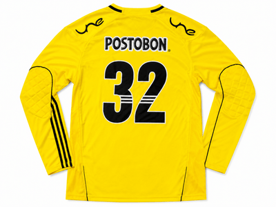 Camiseta Manga Larga Gaston Pezzuti Retro Nacional Amarillo