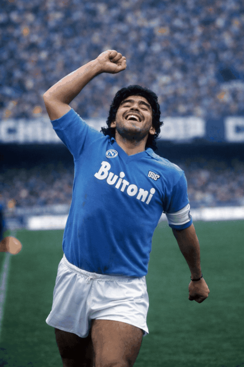 Maradona Napoli 1986-87 retro jersey, cash on delivery
