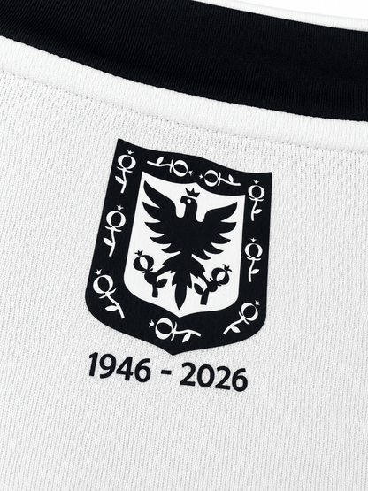 Millonarios 80 years edition special with heat-pressed crest jersey