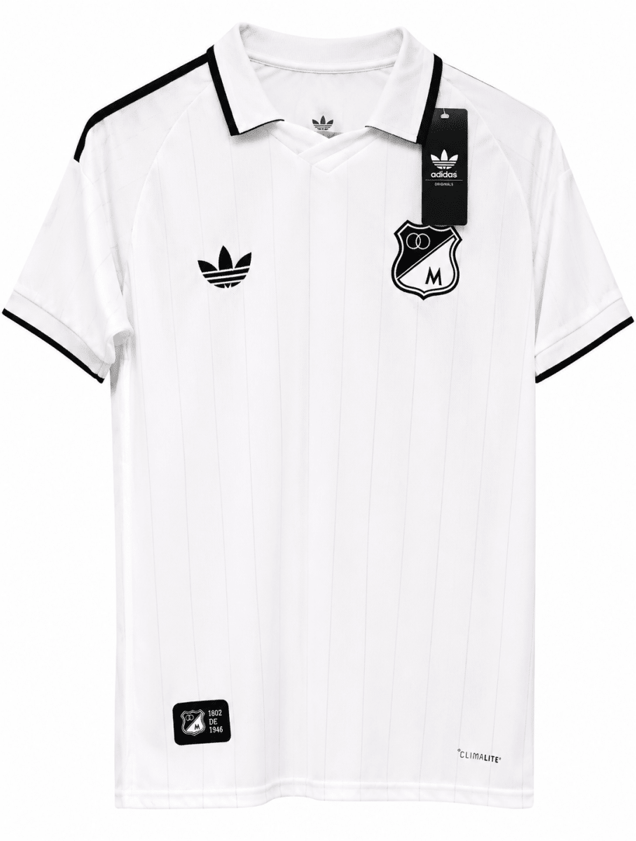 Millonarios 80 years edition special with heat-pressed crest jersey