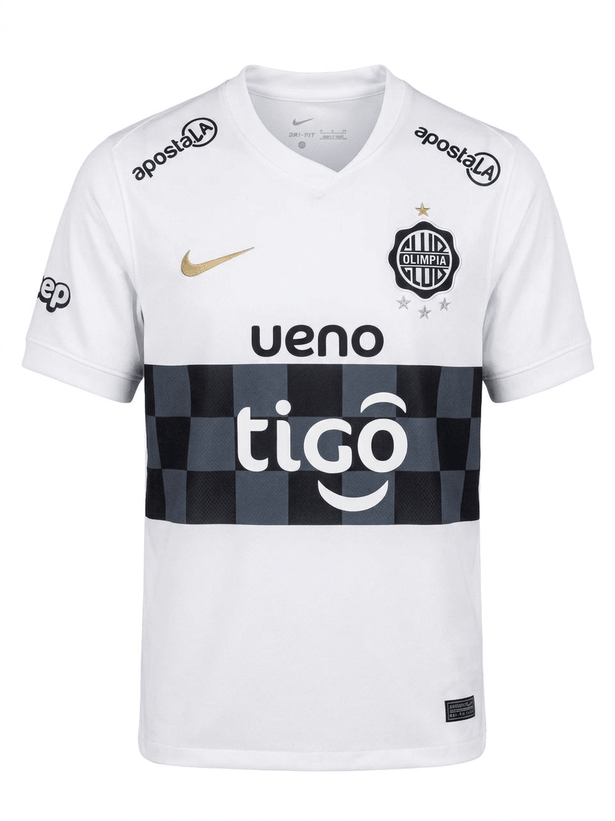 Camiseta Olimpia Paraguay Calidad 1:1 Velocity Savage