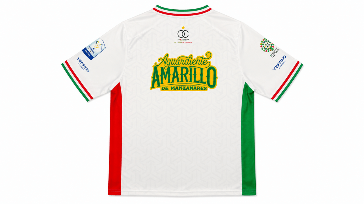 Camiseta Once Caldas 2026 local Reebok blanca