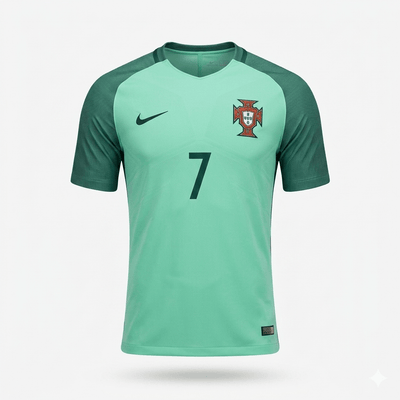 Camiseta Portugal Visitante 2016 Verde Versión Jugador y Fan - Calidad 1:1 | Velocity Savage