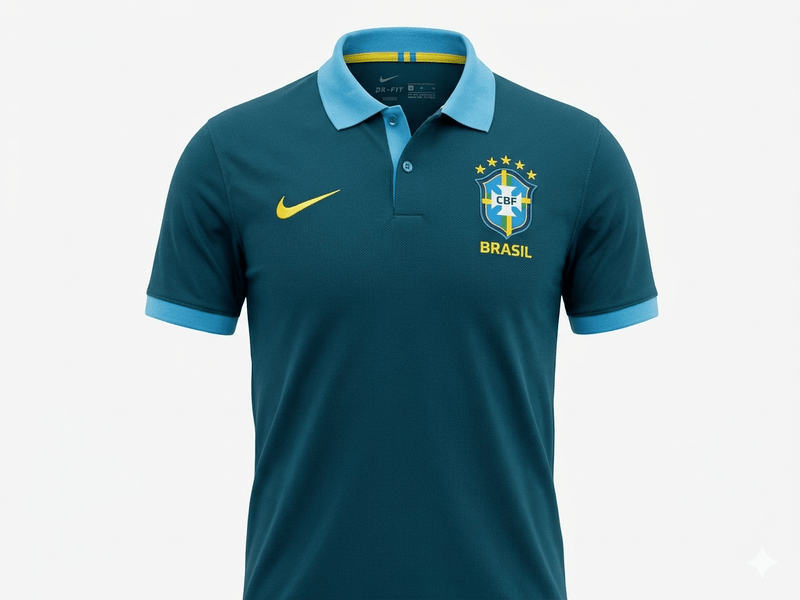 Camiseta Presentación Brasil 2026 Azul