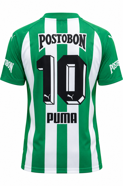 Camiseta Retro Atlético Nacional 2000, foto de estudio en fondo blanco