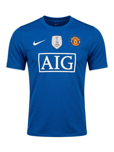 Camiseta Retro Azul Manchester United 2008 Versión Jugador y Fan - Calidad 1:1 | Velocity Savage