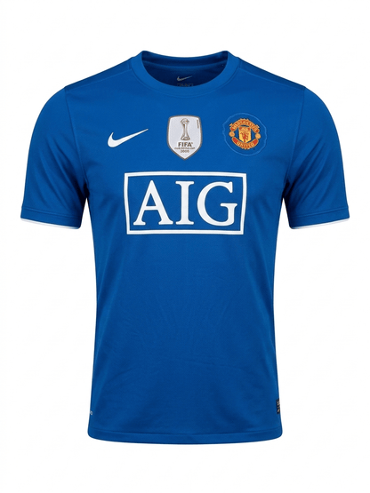 Camiseta Retro Azul Manchester United 2008 Versión Jugador y Fan - Calidad 1:1 | Velocity Savage